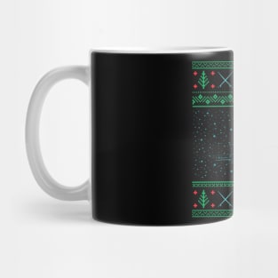 Christmas Surfing Surfboard Surfing Ugly Christmas Mug